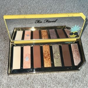 *used* Too Faced Sparkling Pineapple Eye Shadow Palette